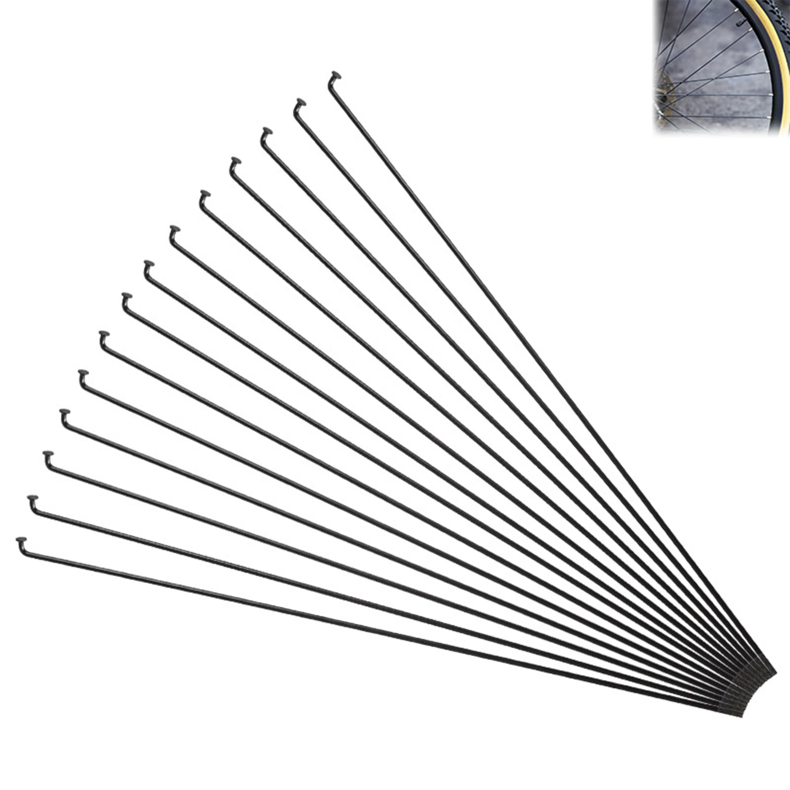Bicycle Spokes 278mm Steel Wire 14g For Mountain Road Bikes