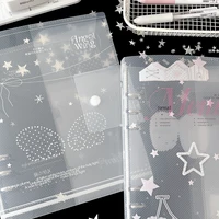 WAKAWAKA A5 Binder Organization  Ring Binder Notebook Scrub Loose-Leaf PP Inner Core Cover Note Book Journal Planner Office 3