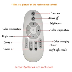 Smart LED Bulb with Wireless Remote Control and Adjustable Lighting - 6W 24LED (1pc Remote)