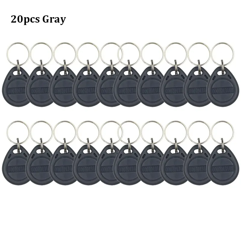 Multicolor RFID 125KHz Access Control Keyfob Set - Pack of 20