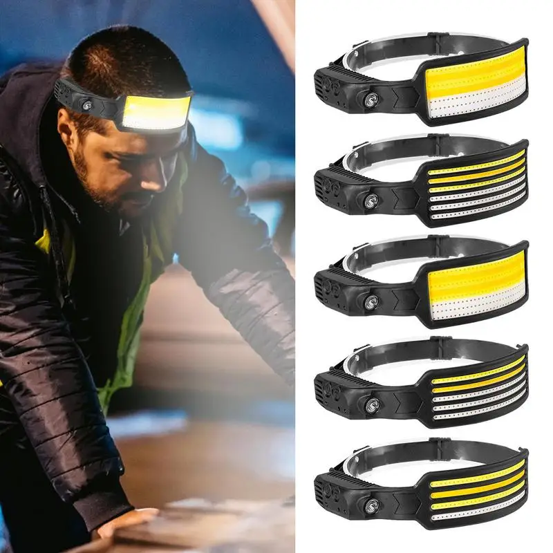 

LED Headlamp Outdoor Ultra-Light Bright Headlamps With Motion Sensor For Forehead Hiking Repairing Cycling Camping Accessories
