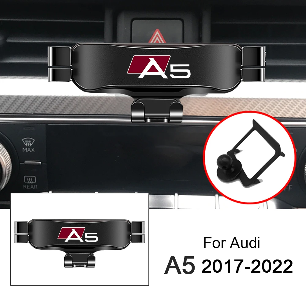 Phone Holder Mobile Phone Holder Car Mobile Phone Holder Air Vent Mounts Stand GPS Gravity Navigation Bracket For Audi A5 2008-Accessories
