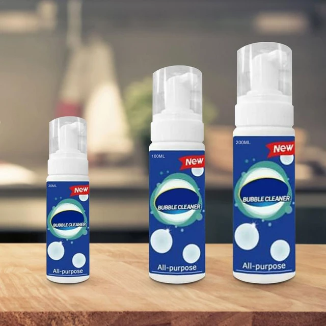 Kitchen All-Purpose Bubble Cleaner Foam Spray Grease Cleaner Multi-Function  Cleaning Agent Bathroom Kitchen Bubble Cleaner - AliExpress