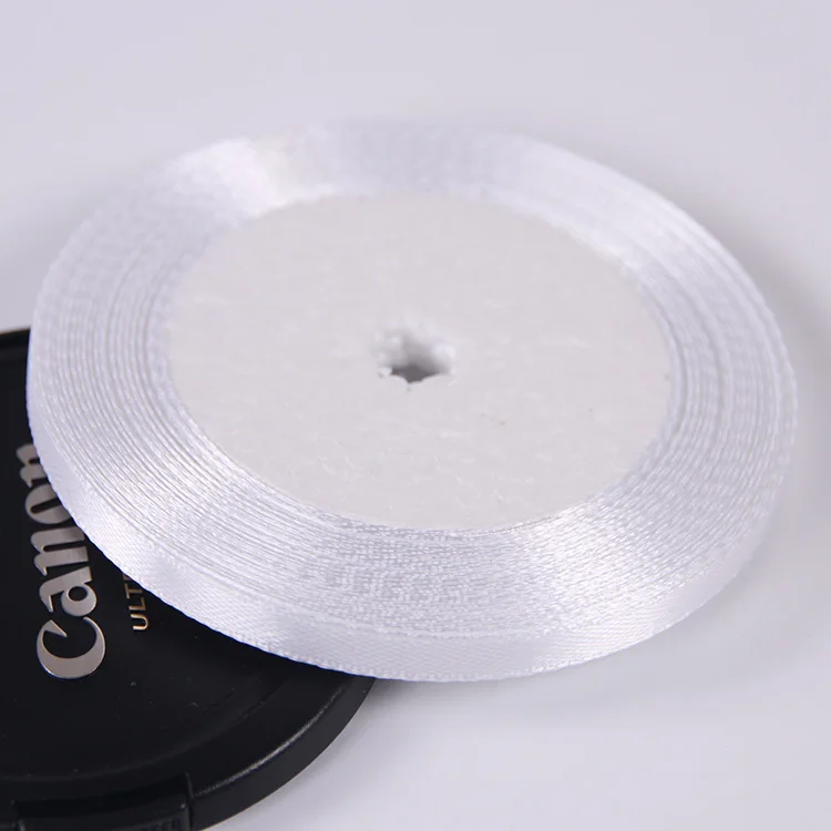 6mm Satin Ribbon for DIY Crafts and Festive Decorations (22 Meters/Roll)