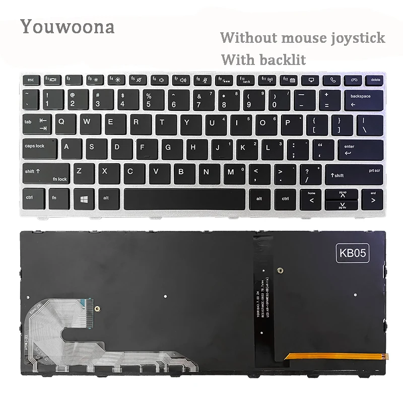 New Original Laptop Keyboard For HP 730 G5 735 G5 830 G5 836 G5 HSN-I12C I30C