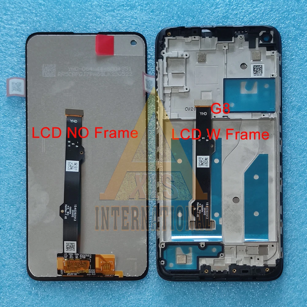 Tested For Motorola Moto G8 /G8 Power/G8 Play LCD Display Screen Touch Panel Digitizer For Moto G8 Power Lite XT2055-2 Frame