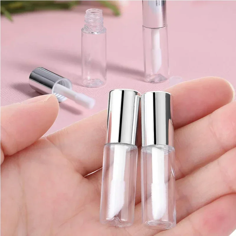 10 Pcs/lot Empty 2ml Clear Lip Gloss Tube Refillable Mini Lip Balm Bottles Lipstick Containers for Travel Women Girls DIY Makeup