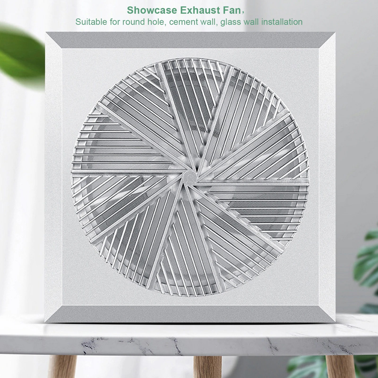 

Exhaust Fan Bathroom Kitchen Window Ventilation Fan Household Square Wall Exhaust Fan Home Improvement Radiator Ventilator