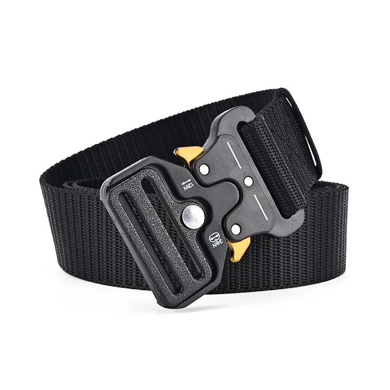 1 Stück Outdoor-Bergsteigen multifunktion ale taktische Nylon Leinwand gewebter Hosen gürtel – Detail 10