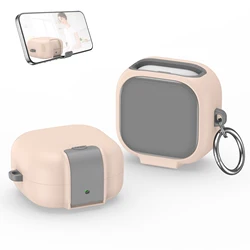 All - Inclusive Anti - Drop Earphone Protective Cover with Lock Switch for Enhanced Security - 2026 Edition (Pink)