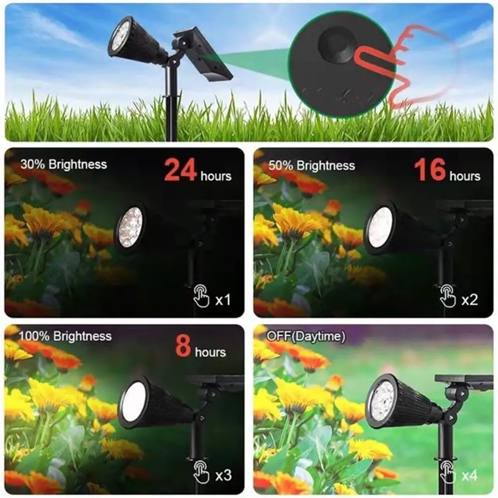 Outdoor LED Solar Landscape Lighting