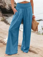 New Spring Women's Casual Pants, Casual Style, Comfortable Mid Waist Long Pants for Women - Image 2