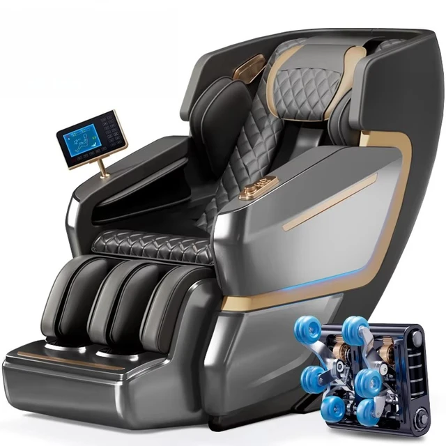 SL Track Zero Gravity Full Body Therapy Foot Spa Electric 3D 4D Massage Chair