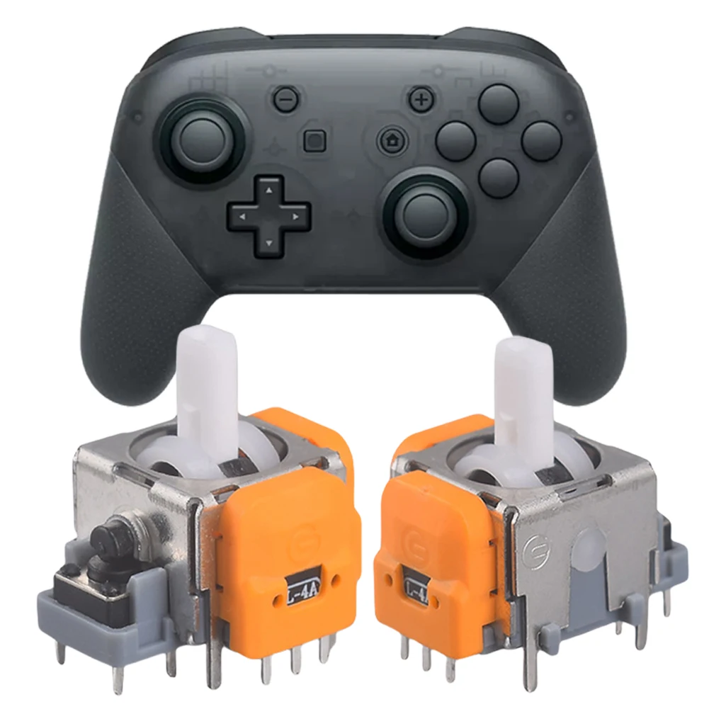 Hall Electromagnetic Joystick High Precision No Drifting Hall Effect Thumb Stick Joystick Rocker Module Fit PS4/PS5/Xbox 10/2PCS