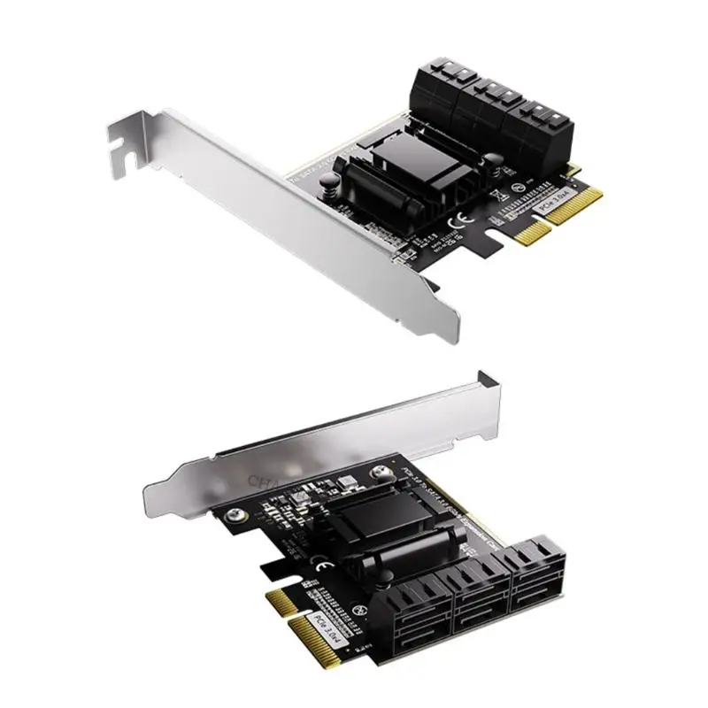 안정적인 데이터 전송으로 6개 장치를 동시에 지원하는 다중 인터페이스 SATA3.0 PCIExpress 어댑터 3XUE