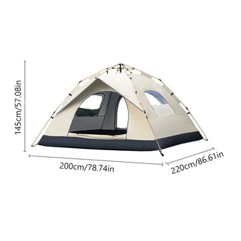 Automatic Quick-opening Tent Outdoor Self-driving Travel Camping Tent Automatic Quick-open Tent Two doors and two windows 6