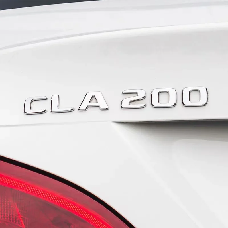 Car Trunk Letters Emblem Badge Decals Sticker For Mercedes Benz CLA Class CLA35 CLA45 CLA260 CLA200 CLA180 CLA250 CLA220 decorative stickers self adhesive stickers custom stickers stationery stickers paper stickers adhesive stickers decorative labels stickers roll packaging stickers handbook stickers packaging stickers