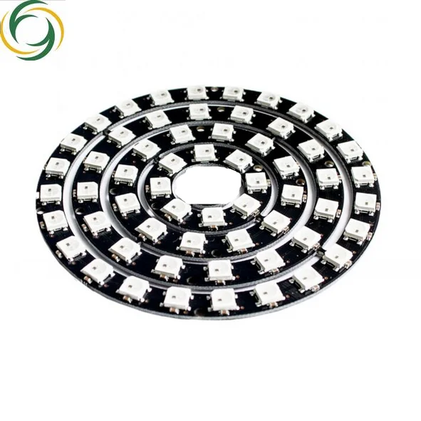 

RGB LED Ring 8/12/16/24 Bit WS2812 5050 RGB LED with Integrated Driver Drop
