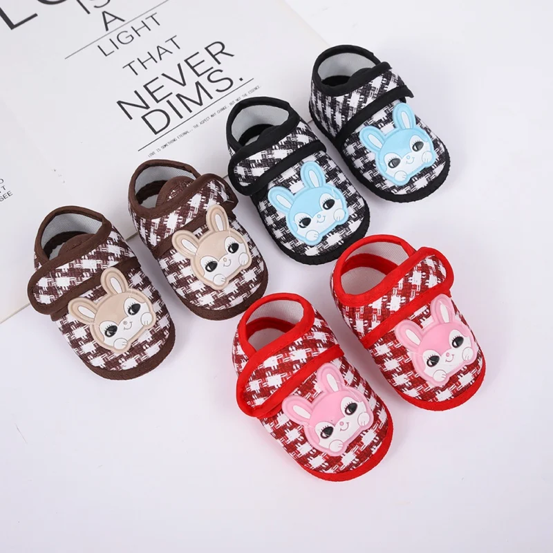 

Baby Shoes Newborn Girl Cartoon Pattern Cloth First Walkers Soft Sole Crib Infant Boys Shoe Soft Causal Shoes