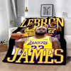 Printed Blanket Basketball Star K-kobeS  Picnic Blankets Warm Blanket Soft and Comfortable Blanket Home Travel Birthday Gift 5