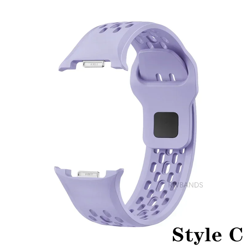 Breathable Silicone Sport Watch Band - Durable Strap Wristband Bracelet