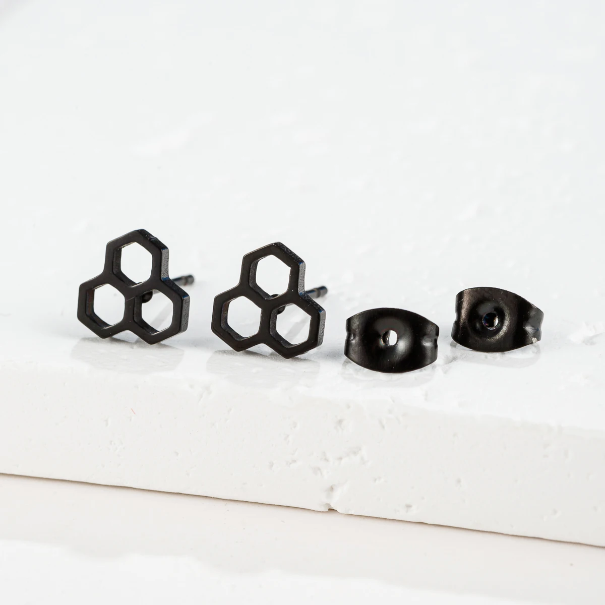 Punk Koreanische Ohrringe Kreuz Christentum Edelstahl Geometrische Ohr piercing Stud Ohrringe Frauen Schmuck pendientes mujer Punk – Detail 8