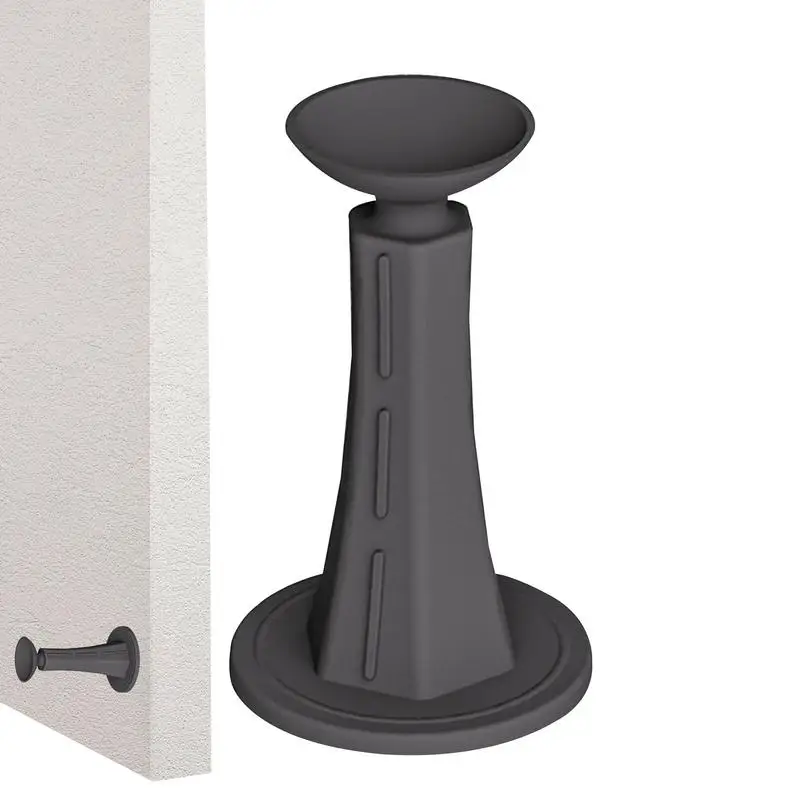Non-punch Door Stopper Silent Anti-collision Self Adhesive Door Holder Silicone Suction Cup Wall Protectors