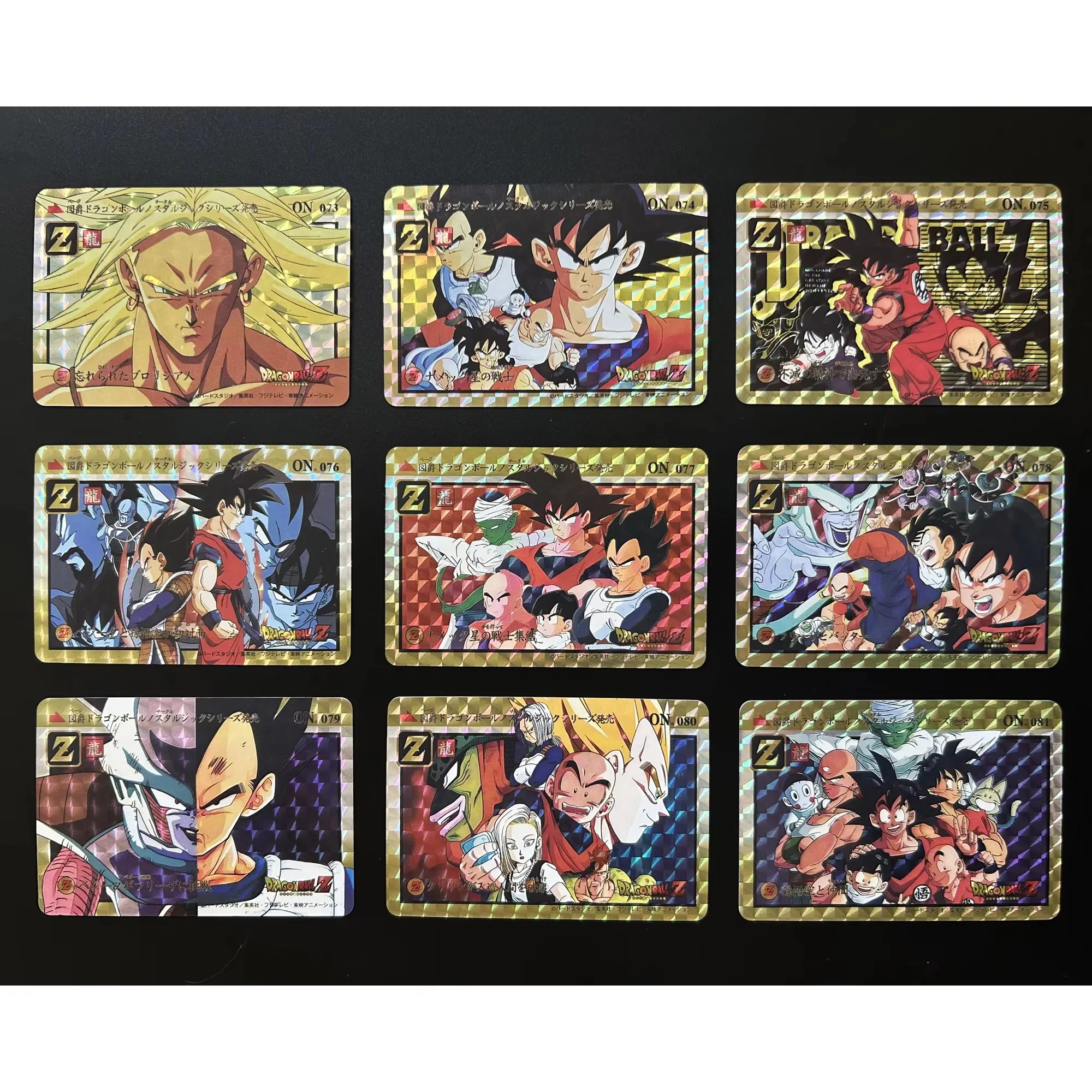 27Pcs/set Diy Dragon Ball Super Saiyan Goku Gohan Vegeta Trunks Frieza Flash Card Classic Game Anime Collection Cards Gift Toy