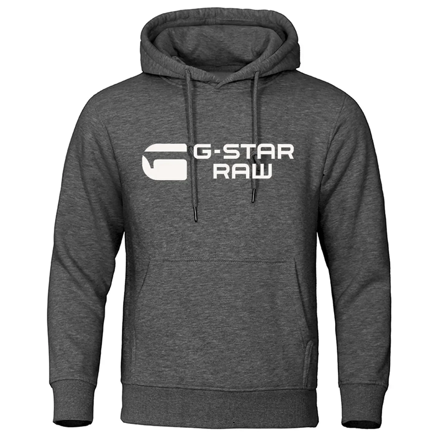 2024 New G-star RAM trendy fashion casual sportswear comfortable printed loose top pullover men's hooded sweatshirt street wear 5
