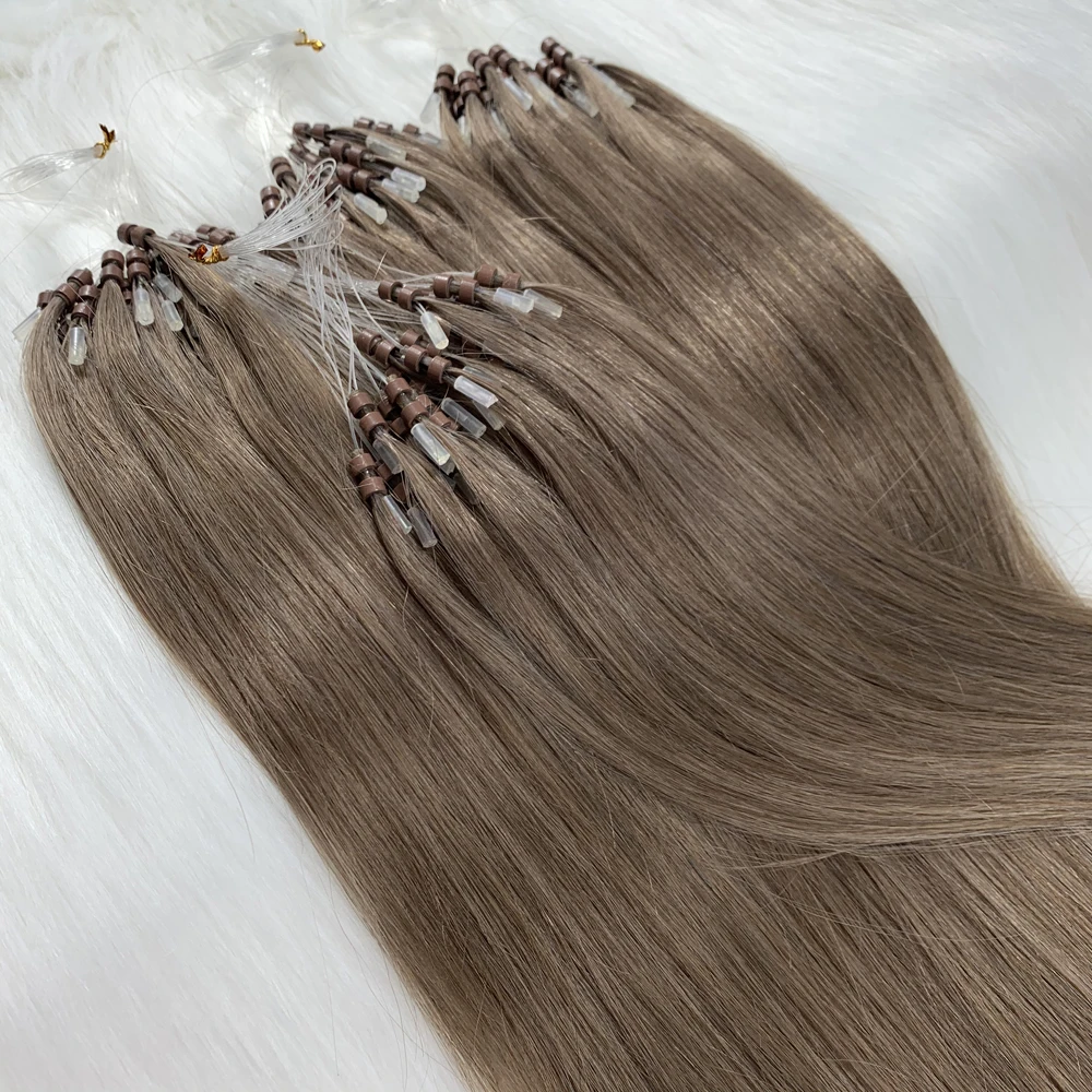100% Remy Hair Human Hair Extensions Double Drawn Micro Loop 14"-24" human hair extensions