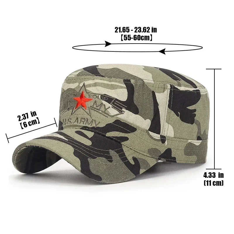 Outdoor Sport Snapback Hats Casual Baseball Cap For Men and Women U.S. military soft flat top army cap design baseball cap,flat cap,flat vintage cap,cap hat