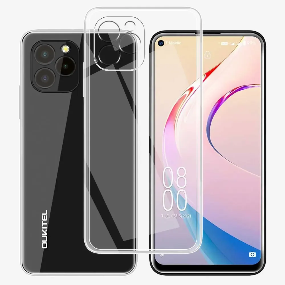 Silicone Soft Transparent Phone Case - Clear Cover  Coque