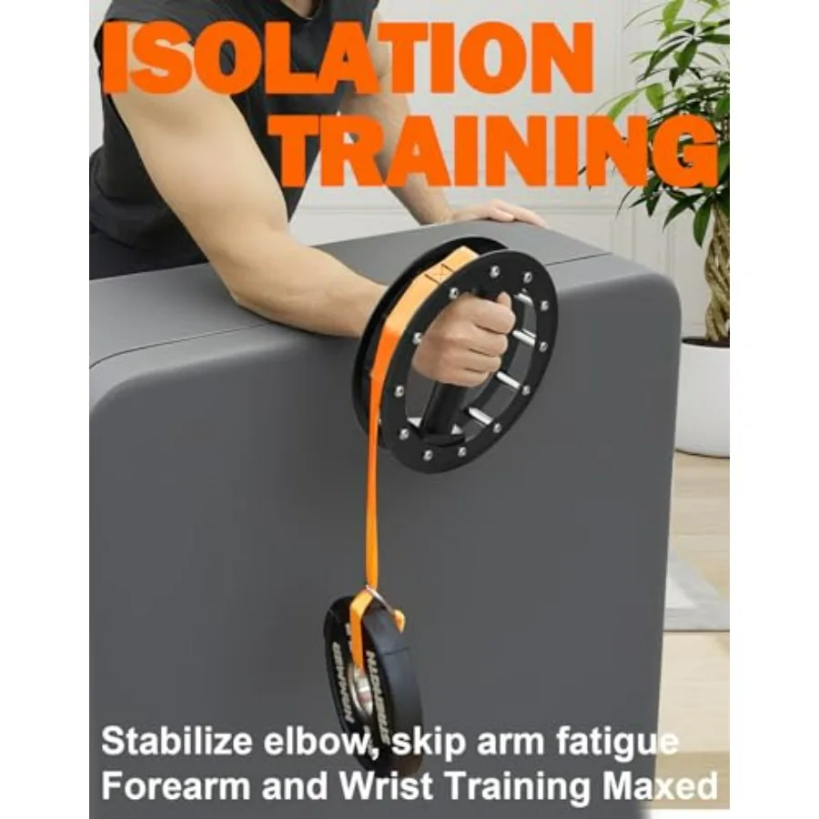 Forearm and Wrist Trainer 1 in Forearm Bar + Forearm Rotator