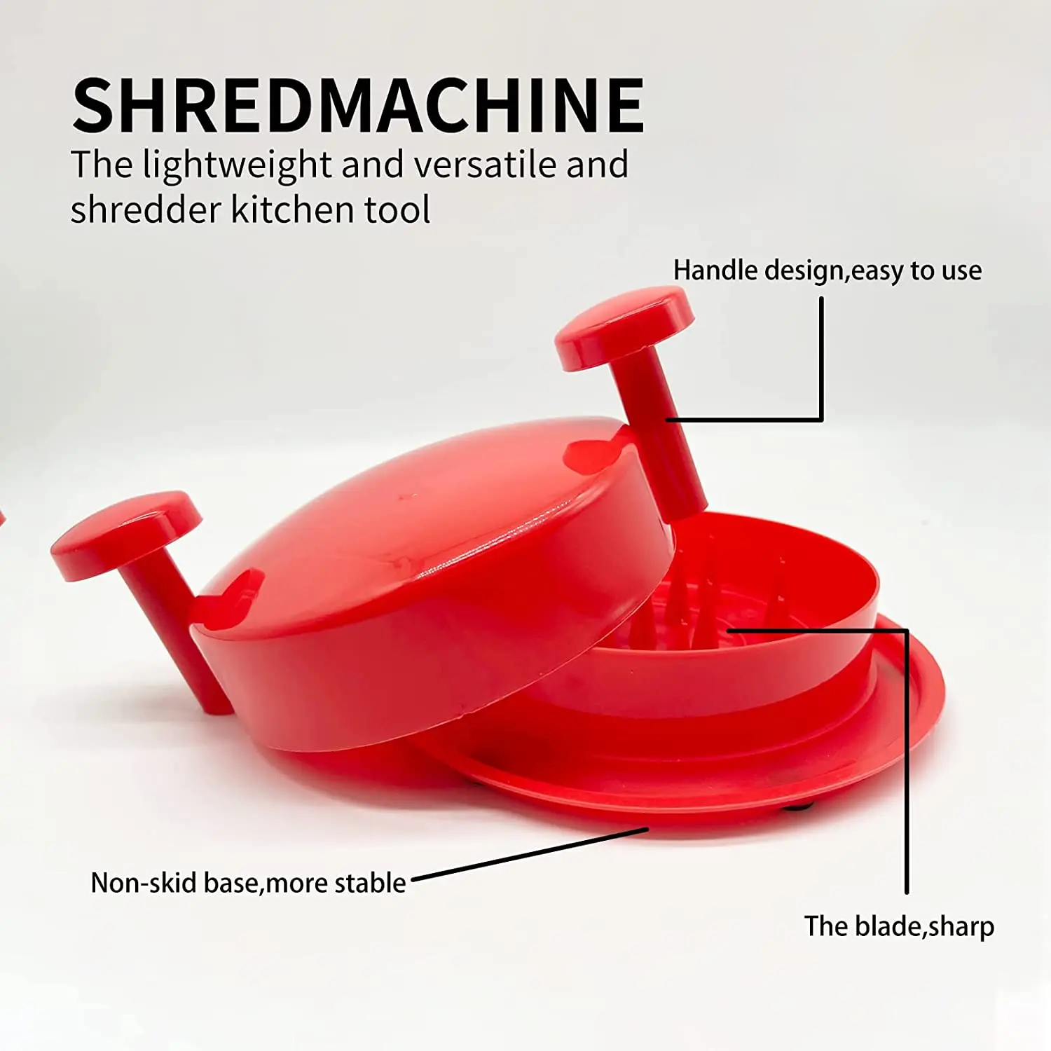 Shred Machine Meat Shredder for Pulled Pork Beef Cooked Chicken Vegetable Kitchen Tool chicken shredder meat shredder