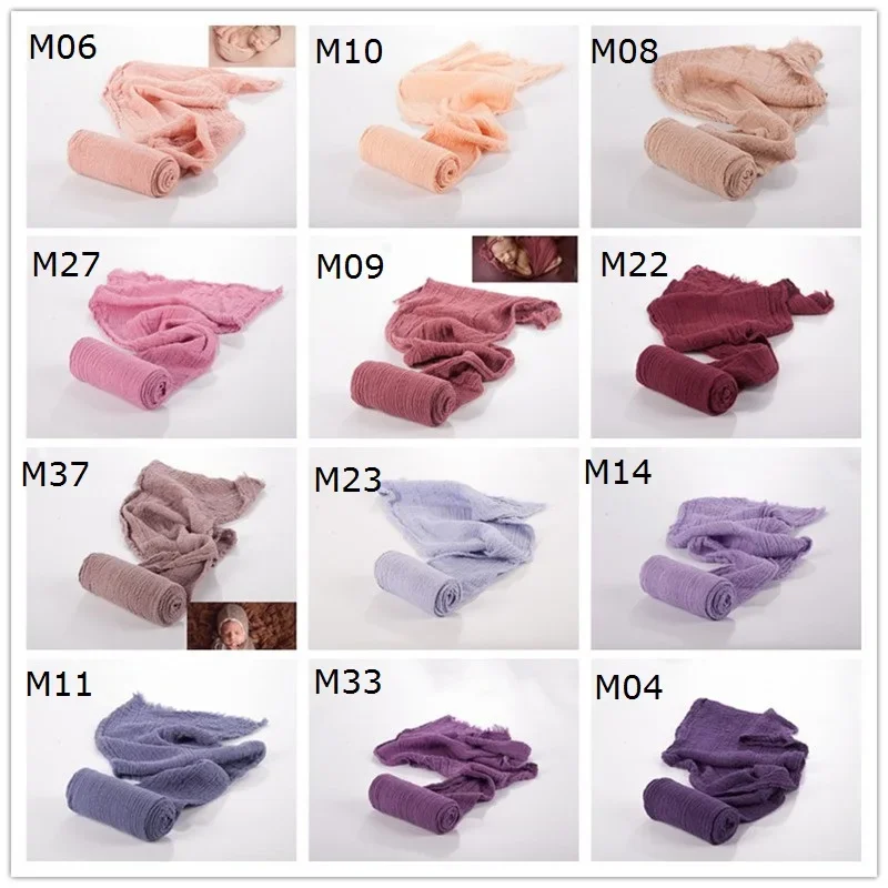 Newborn Photography Props Wrap Baby Blanket Soft Stretchable Cotton Swaddling Photography Backdrop Babies Accessories 2