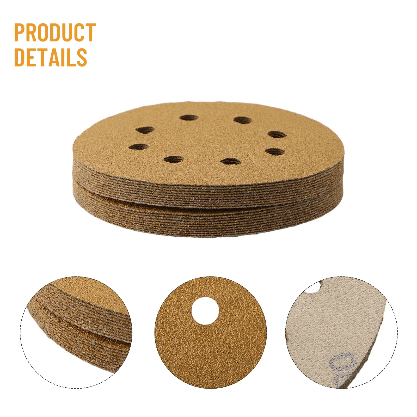 

Brand New Sandpaper Power Tools 20 Pack 5 Inch Alumina Abrasive Sanding Discs Sanding Polishing Strong Cutting Power