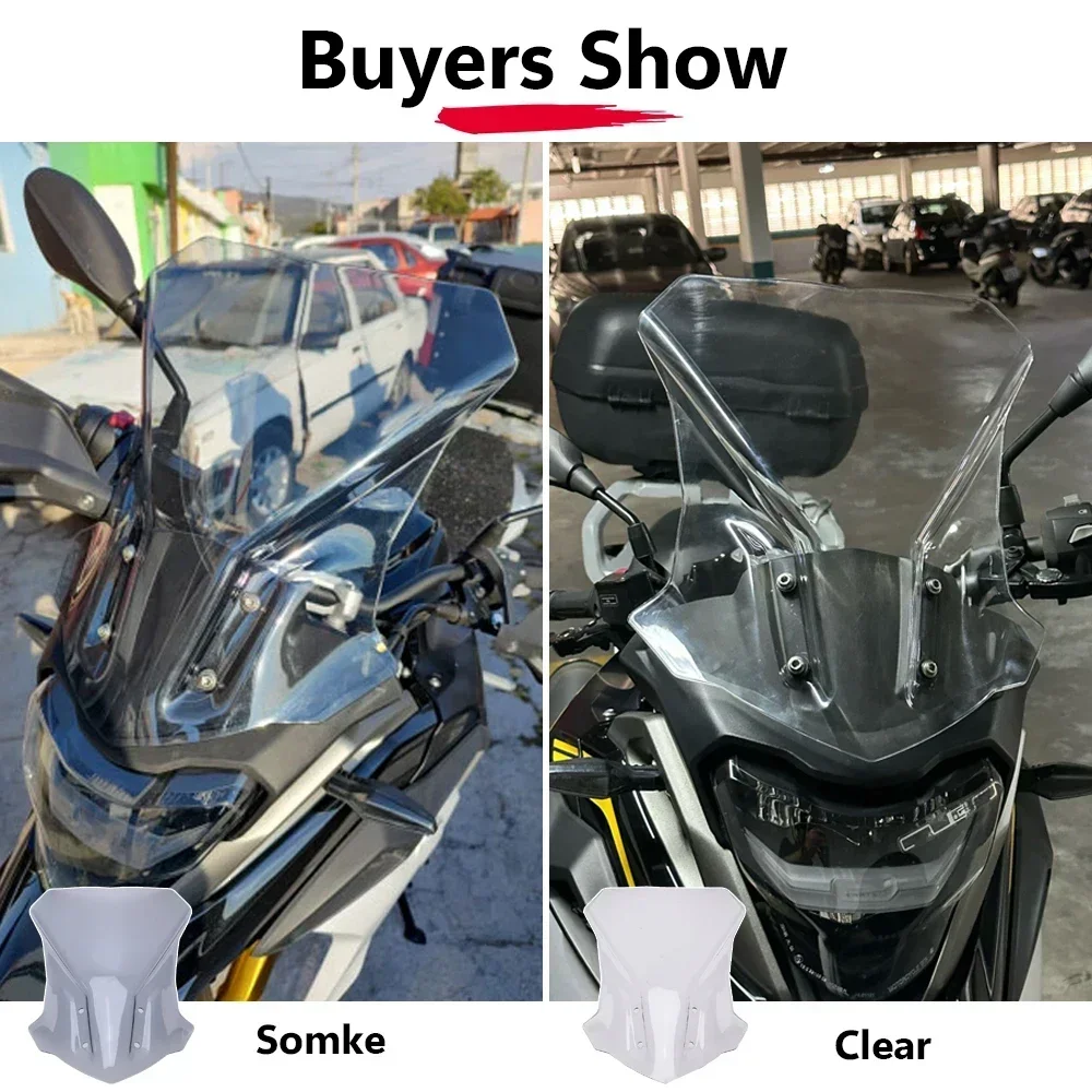 Motorcycle Windshield For BMW G310GS-WindScreen Windshield Viser VIsor G 310 GS G 310GS Double Bubble Screen Deflector Motorcycle Accessorie