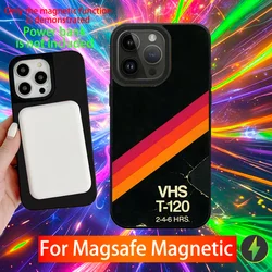 Vintage VHS Video Tape Phone Case with Magsafe Magnetic Wireless Charging Compatibility for iPhone 13 Mini (Z1)