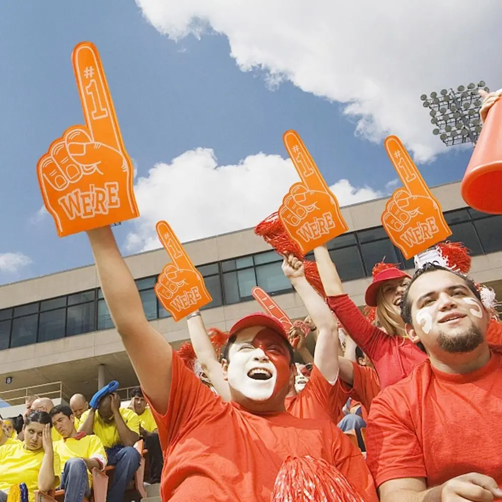 Cheerleading Inspiring Giant Foam Finger 1Pcs Foam EVA Cheering Hand Large Atmosphere Cheering Event Gloves Accessories