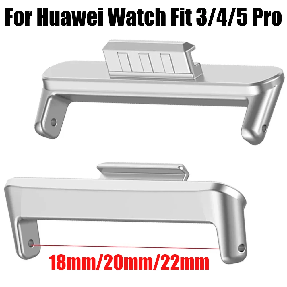1 Paar Adapter für Huawei Watch Fit 5 Pro 4 3 Armbandverbinder Metall Edelstahl 18 20mm 22mm Bandbreite Zubehör