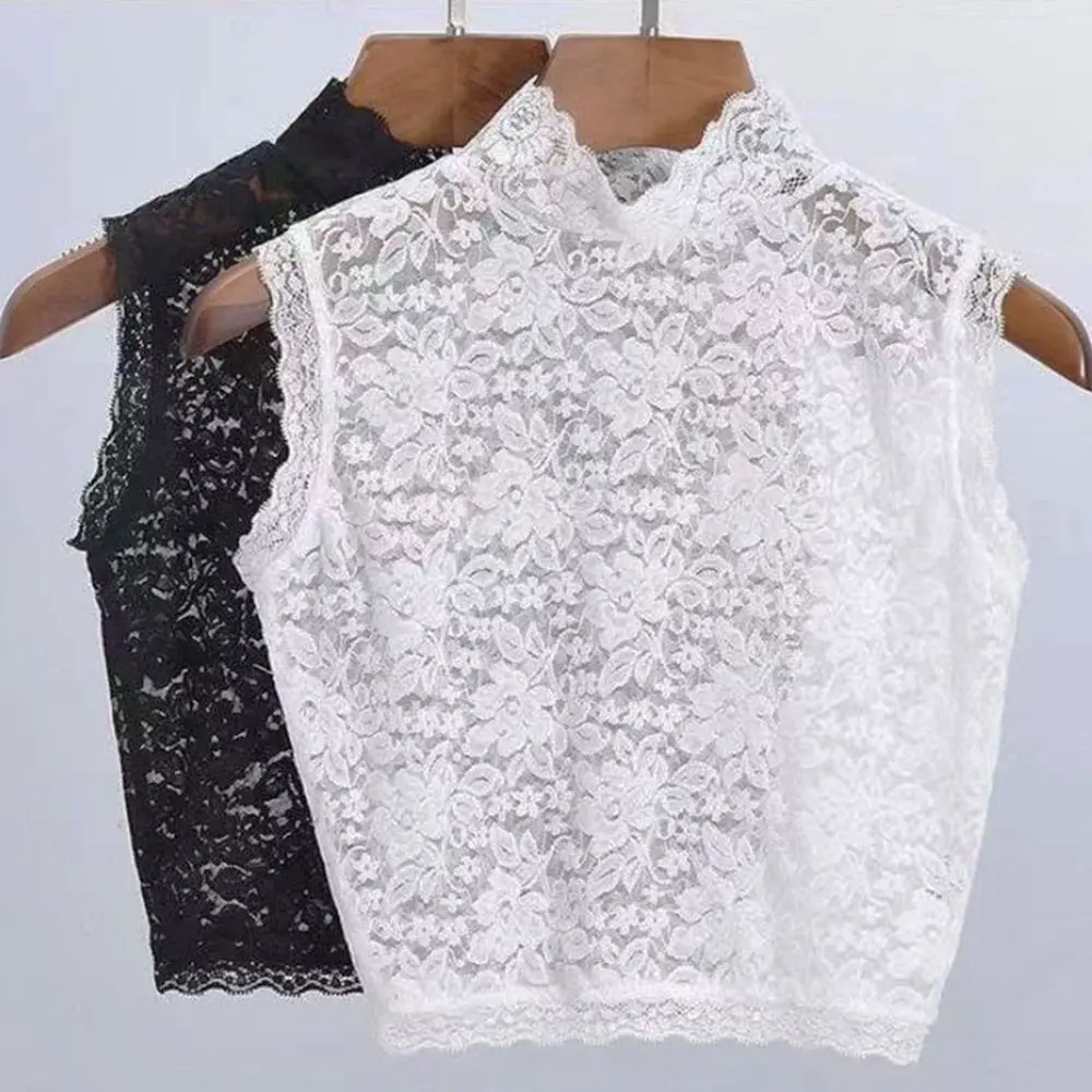 Fake collar Detachable collar shawl Fake Collar White Black Lace Floral Women Detachable for Blouse Shirt Sweater Decoration