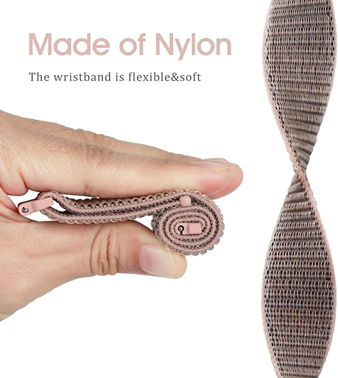 Premium Nylon Loop Watch Strap - Adjustable & Breathable Replacement Band