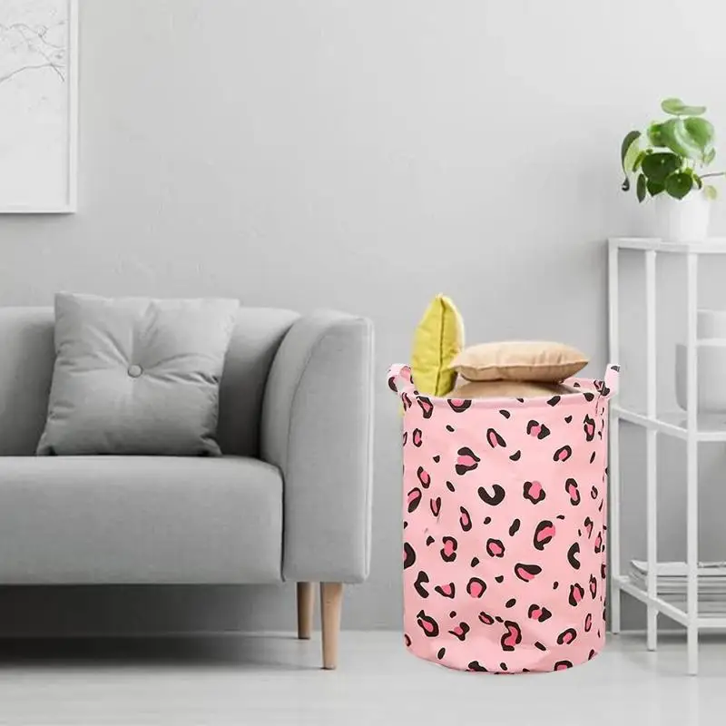 Household Laundry Clothes Basket Portable Bathroom Dirty Clothes Storage Hamper Home Dormitory Sanitary Organizer