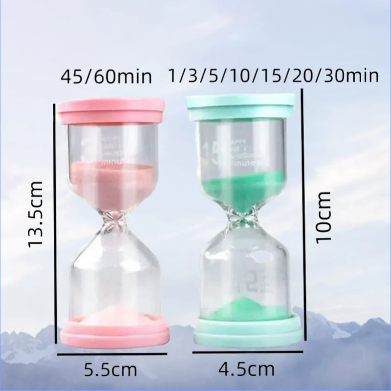 1/3/5/10/15/30/45/60 Minutes Colour Mini Macaron Hourglass Children's Toothbrush Timer Creative Sand Clock Home Decorate Gifts 5