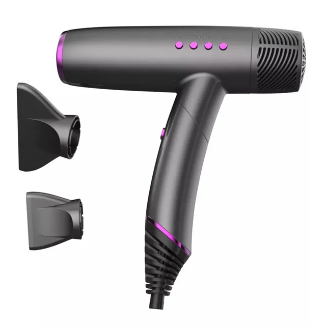Leafless Foldable Hair Dryer 1600w High Speed Brushless Professional  Hot&cold Wind Lightweight Low Noise Radiation-free Blower - Hair Dryers -  AliExpress