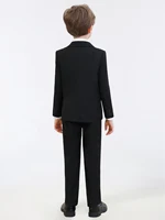 Costumes pour garçons, costumes formels colorés, ensemble de costumes 5 pièces, coupe cintrée, uniformes scolaires 3