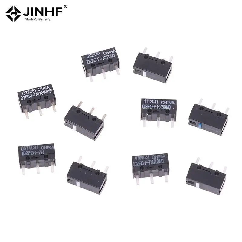 2Pcs Mouse Micro Switch D2FC-F-7N 10M 20M OF Mouse Button D2FC-F-K(50M) D2FC FL-NH D2FS-F-N D2F D2F-01 D2F-01F-T D2F-F-3-7