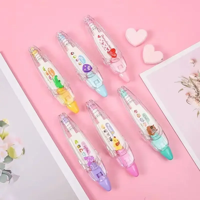 Kawaii Owl Dog Pattern Correction Tape Stationery Correction Tape Stickers for Scrapbooking DIY Stickers Back To School 1pc