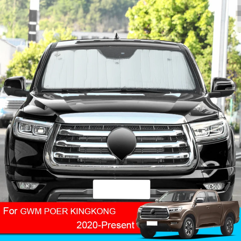 

For Great Wall GWM POER KINGKONG 2020-2025 Car Sunshades UV Protection Cover Side Window Curtain Sun Shade Visor Windshield