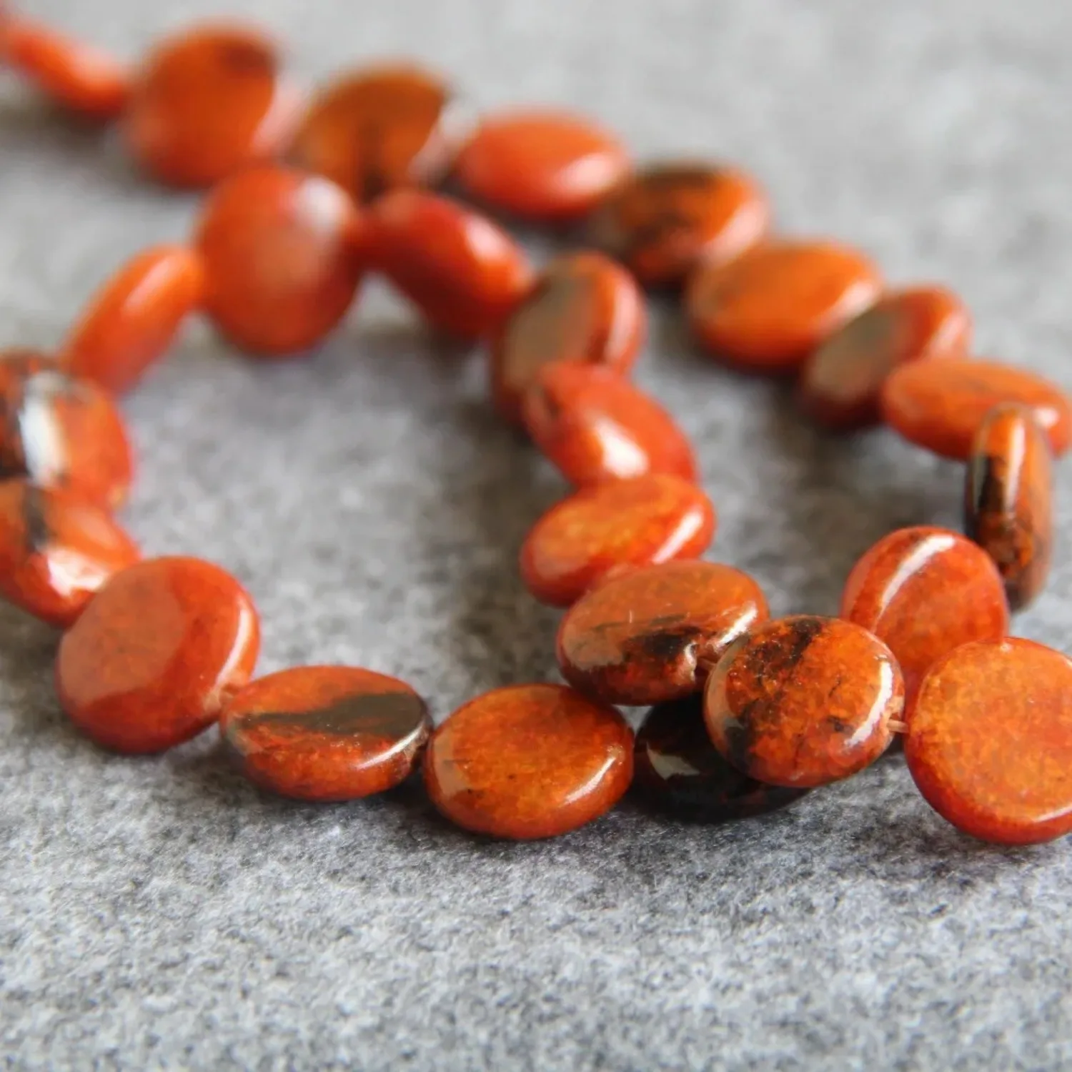 14mm For Necklace&Bracelet Orange Natural Turkey Stone Beads Round DIY Beads Stone Accessory Parts 15inch Fashion Jewelry Making